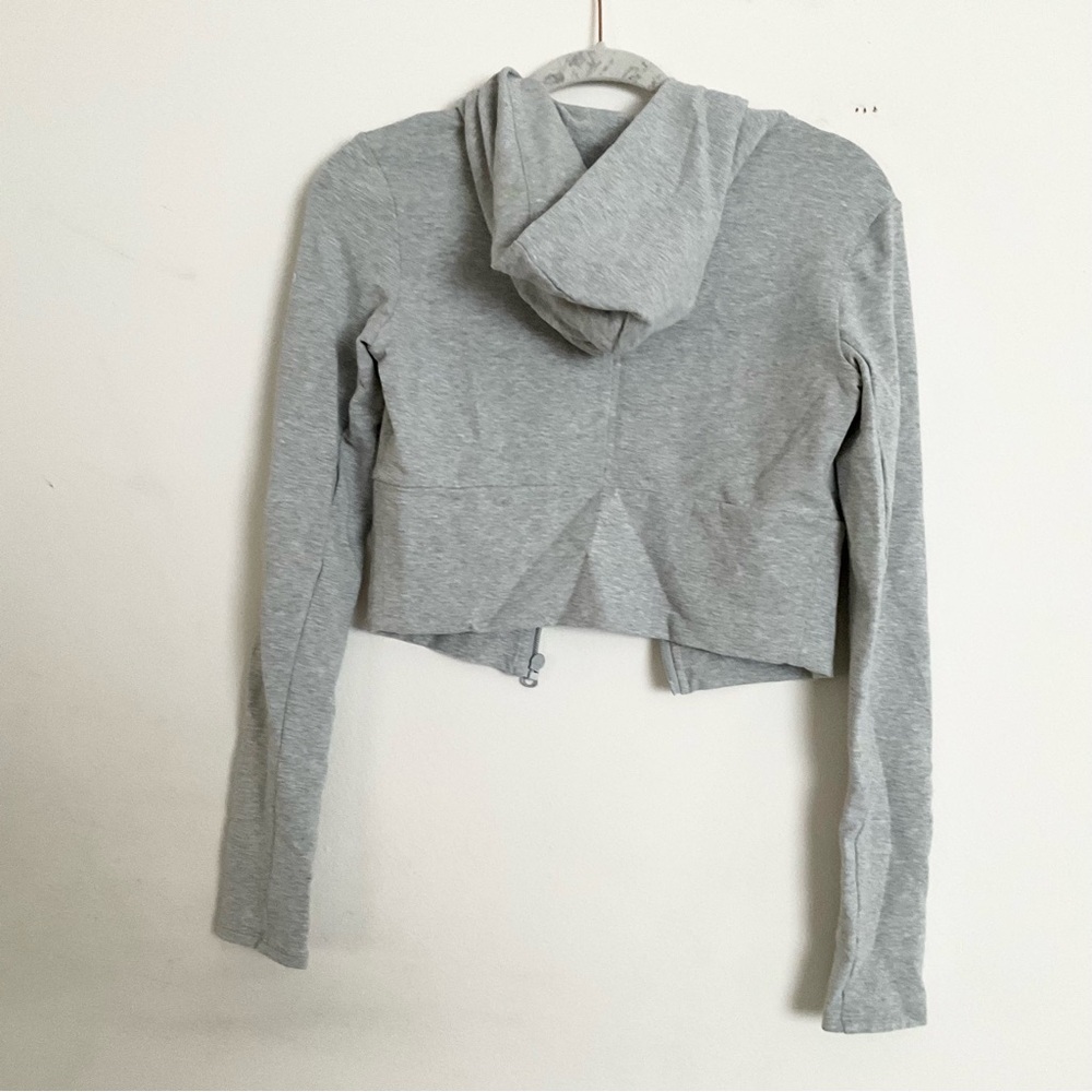 Alo Yoga Sway Full Zip Hoodie Athletic Heather Grey M - Picture 11 of 14